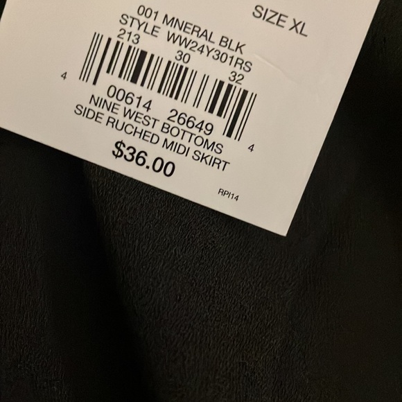 New Black Nine West Skirt - Picture 4 of 4